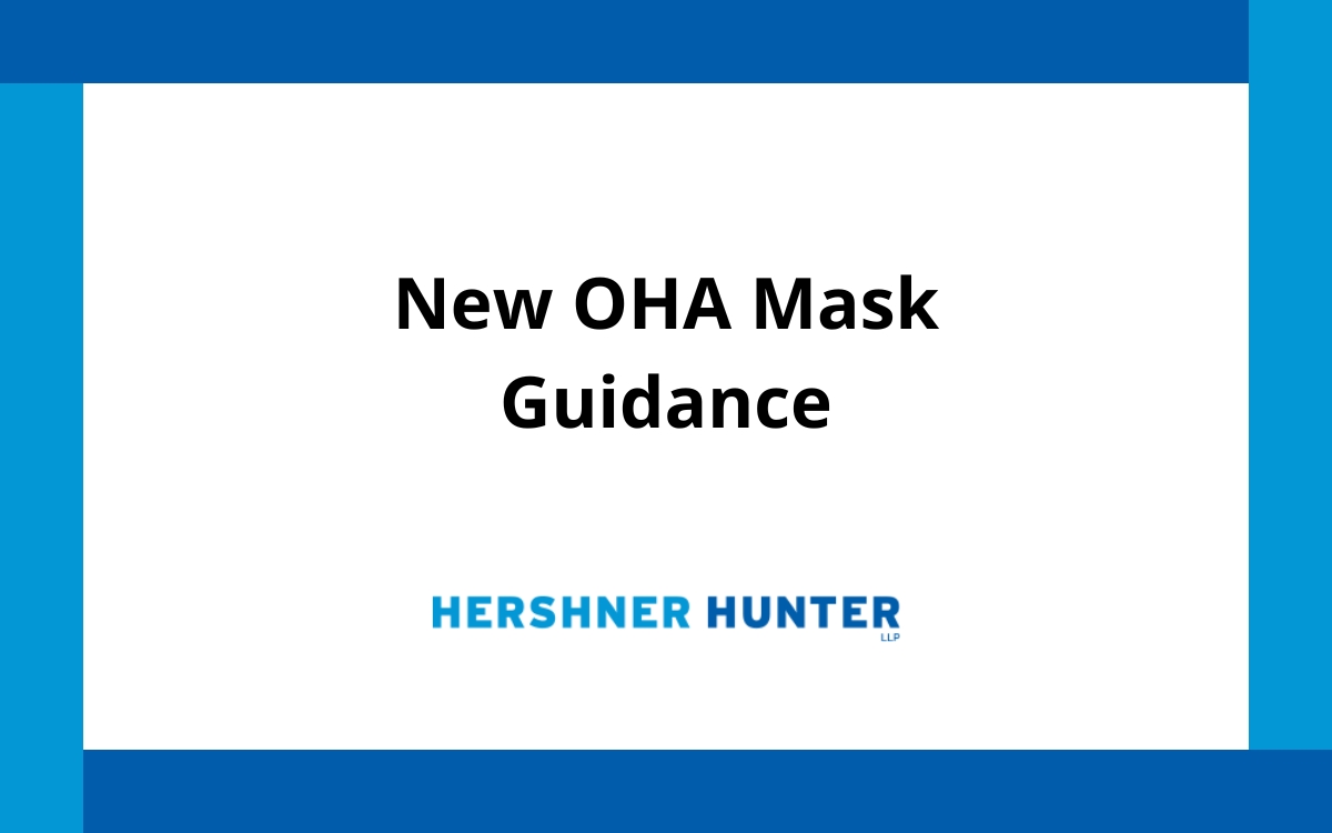 New OHA Mask Guidance