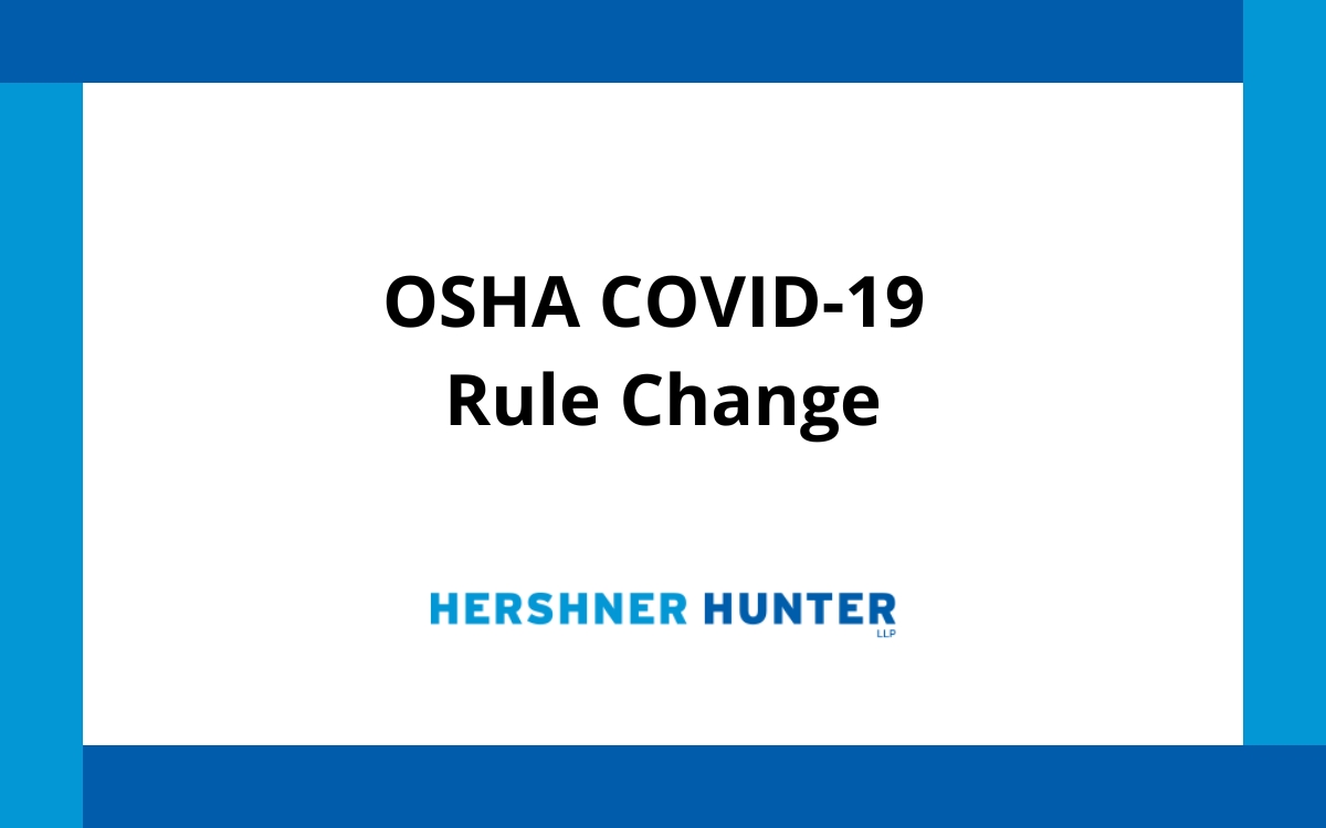 OSHA COVID Rule Change