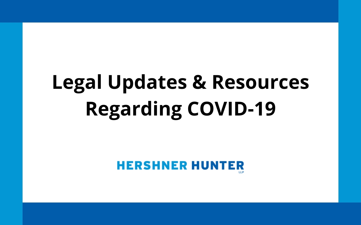 Legal Updates and Resources Regarding COVID-19