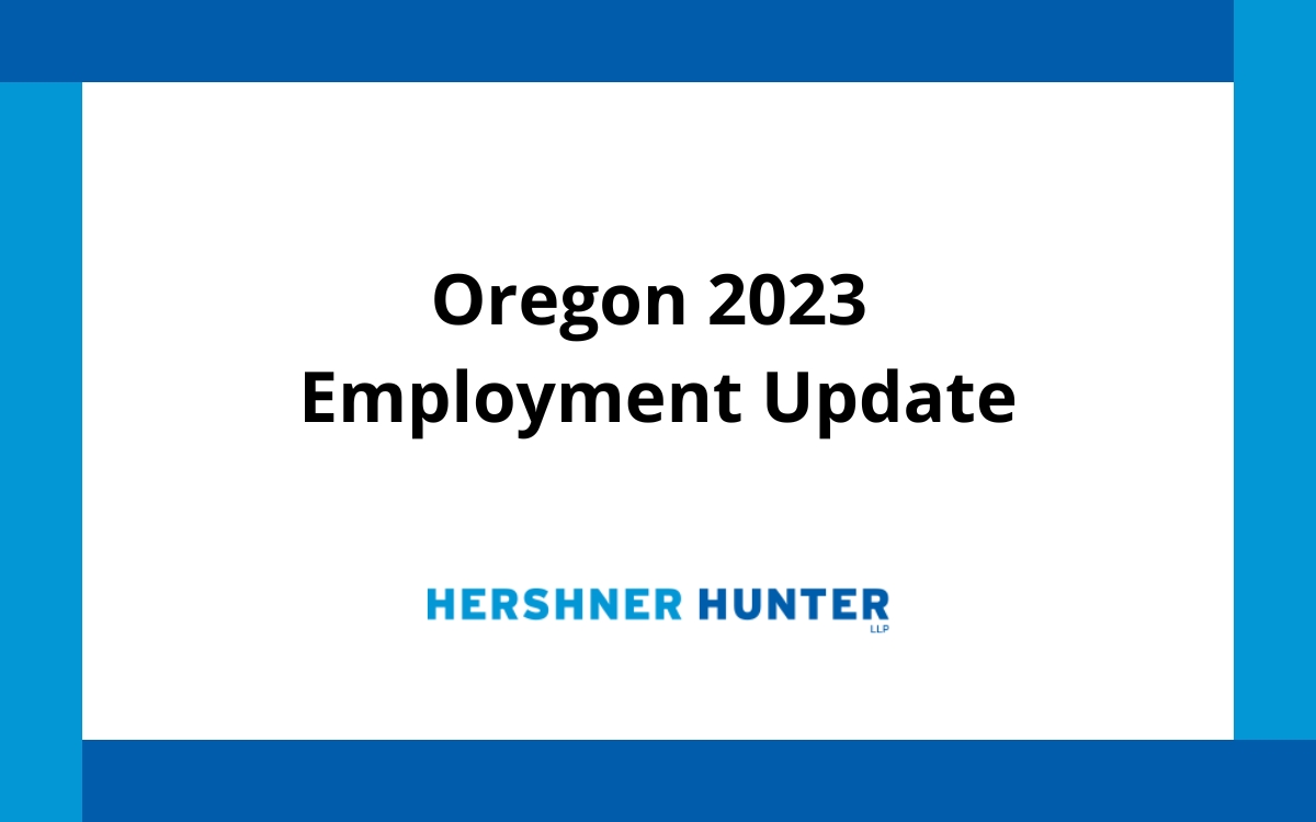 Oregon 2023 Employment Update